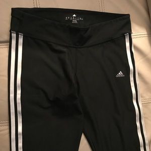 Adidas Climalite Training Three Stripe Leggings